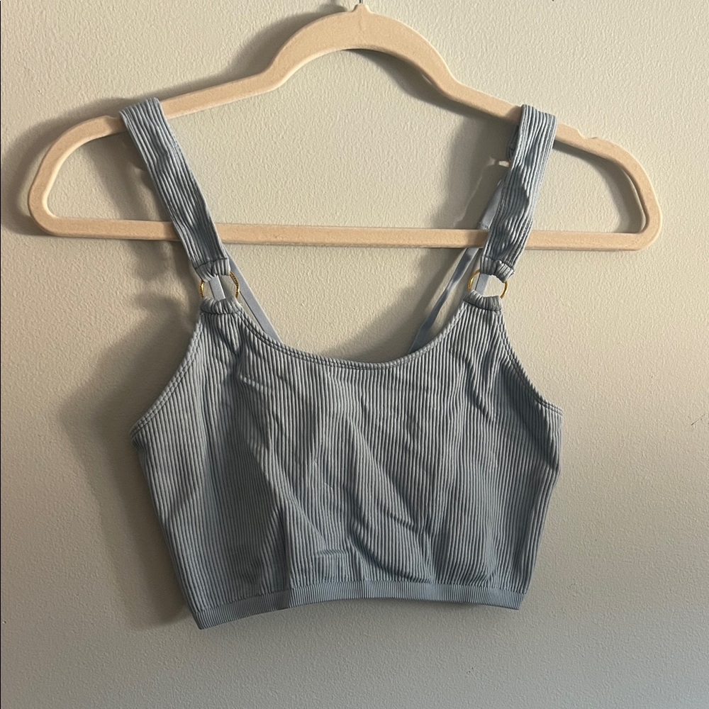 Aerie Light Gray Top/Bra